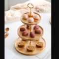 3 Layer Bamboo Cake Stand IL-6