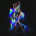 2x Pixel Whip - LED Fiber Optic Whip Glowing Whip USB Rechargeable - 182cm