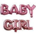 2 x Baby Girl - Foil Balloons - Pink