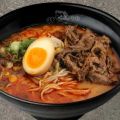 Ramen Instant Noodle,1 Ramen Bowl - Melamine & 1 Alloy Chopsticks - Spicy Beef -  2400 g