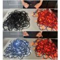 42m Linkable Red Fairy Lights Christmas String Decorative Light + Sa Patch - 8400 cm