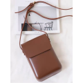 Sling Bag Crossbody Flap Shoulder Purse Phone Bag Handbag Minimalist -  Chocolate Brown