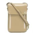 Sling Bag Crossbody Flap Shoulder Purse Phone Bag Handbag Minimalist - Nude Beige