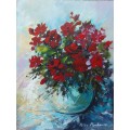 Painting by Patty Mynhardt "Roses" CRAZY WEDNESDAY SPECIAL