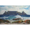 "Table Mountain" Oil Painting by Patty Mynhardt - Crazy Wednesday Special
