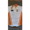 Cheetahs 2007 Commemorative Currie Cup Final Jersey signed by winning team