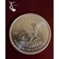 2020 Silver Krugerrand .999 fine silver 1oz (BU)