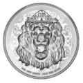 2021 Niue Roaring Lion .9999 fine silver 1oz (BU)