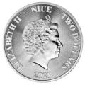 2021 Niue Roaring Lion .9999 fine silver 1oz (BU)