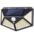 Mini 100 LED Outdoor Solar Wall Light PIR Motion Sensor Garden Security Light