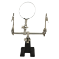 Exquisite Welding Third Hand Help Stand Iron Magnifying Tool Hand Magnifying Glass Holder