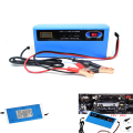 Convenient And Practical Battery Charger Lcd Display 12-24V Car Charger Power Pulse Repair