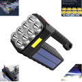Convenient And Practical Solar Charging Usb Flashlight Waterproof Portable Flashlight