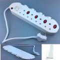 Convenient And Practical 9-Way Multi-Plug With Illuminated Switch