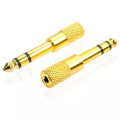 Beautiful and practical audio adapter stereo 6.35 male to 3.5 female jack plug audio stereo adapter
