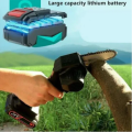 Convenient And Practical 24V Mini Electric Chain Saw Rechargeable Lithium Battery Portable Chainsaw