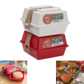 Convenient And Practical Square Hamburger Box Bento Lunch Box
