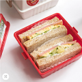 Convenient And Practical Square Hamburger Box Bento Lunch Box