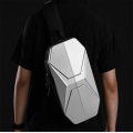 Convenient Hard Shell Chest Bag Men`s Waterproof Shoulder Bag Usb Rechargeable Men`s Fashion Crossbo
