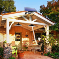 Convenient Led Solar Wall Light Home Garden Courtyard Double-Head Chandelier