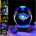 Very Beautiful Crystal Ball LED Luminous Night Light (Random Designs & Colours)