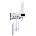 Convenient Sterilizing Toothbrush Holder And Toothpaste Dispenser