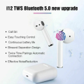 Convenient i12 Tws Wireless Bluetooth Airpods Headphones Suitable For All Mobile Phones Earbuds