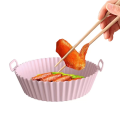 Home Essential Silicone Air Fryer Mat Reusable Fryer Basket For Kitchen Oven Cookware