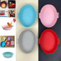 Home Essential Silicone Air Fryer Mat Reusable Fryer Basket For Kitchen Oven Cookware