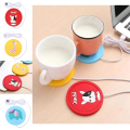 Necessary Cartoon Silicone Heating Coaster For Families