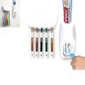 Ingenious Children`s Automatic Tubular Toothpaste Dispenser Squeezer And Toothbrush Holder