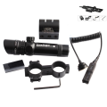 Clear Red Dot Laser Sight Externally Adjustable Rifle Scope 2 Switch Rail Mount Box Set