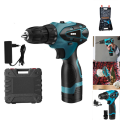 Electric Drill Set Cordless Combination Drill Lithium Ion Drill Screwdriver Accessories Set Electric