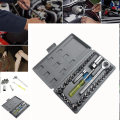 Multifunctional 40-Piece Tool Set And Socket Wrench
