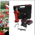 Portable, Compact Cordless Electric Pruner With Two 25V Batteries For Pruning And Gardening