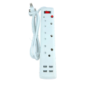 Multifunctional Multi-Way Plug Socket With Switch And Usb