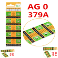 Affordable And Durable Ag0 379A 1.55V Alkaline Battery, 10 Cells
