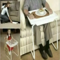Ingenious Portable Companion Adjustable Folding Table Tv Dinner Laptop Tray Desk Sofa Bed