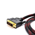 Affordable And Convenient High Speed Dvi Cable 1.5M Gold Plated Plug Male To Male Dvi To Dvi 24+1 Ca