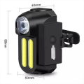 Multifunctional And Exquisite Wireless Charging Bicycle Led Light Flashlight Usb Battery