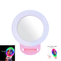 Convenient And Shiny A4S Rgb Selfie Ring Light Portable Vanity Mirror Clip Light