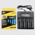 Convenient Slot Battery Digital Display Ac Charger For 18650/16340/14500/26650