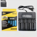 Convenient Slot Battery Digital Display Ac Charger For 18650/16340/14500/26650