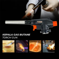 Portable Gas Butane Cyclone Flame Torch Jet Fire Gun - Ag-930 - Black