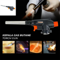 Portable Gas Butane Cyclone Flame Torch Jet Fire Gun - Ag-930 - Black