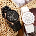 2 Pcs Couple Watches Simple Fashion Quartz Watch Analog Silicone Watch, Valentine`s Day Gift For Him
