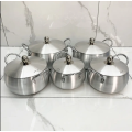 10-Piece Set Of Essential Aluminum Pots For The Household