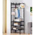 Coat Rack With Rack Vintage Corner Hall Tree With 2 Racks Entrance Clothes Rack With 1 Cross Bar Ent