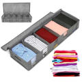 Foldable Under-Bed Storage Bag Under-Bed Clothing Container Gray Dust-Proof Storage Box