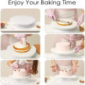 Convenient Cake Turntable Non-Slip Plastic Decorative Rotating Table Pastry Cake Decoration Diy Baki